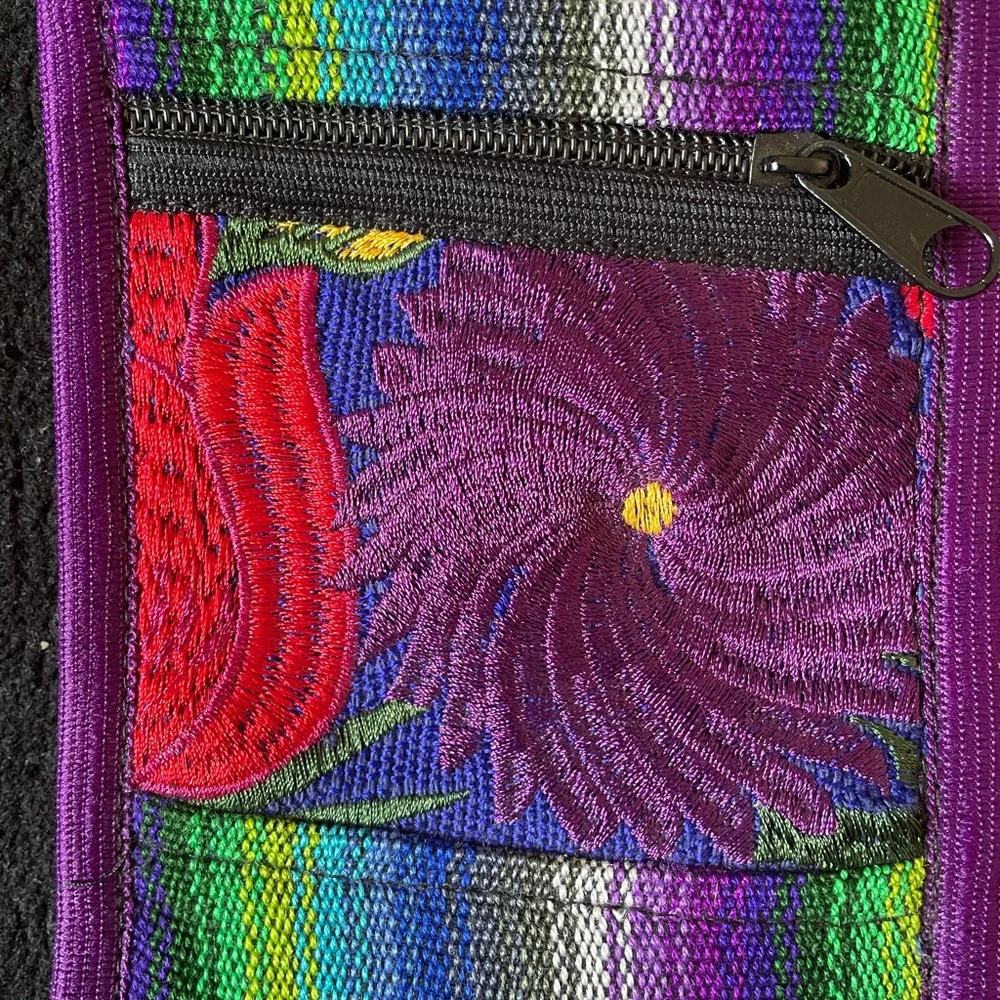 Phone Case Embroidered Mexican Phone Case, Purple Phone Case, Embroidered Case